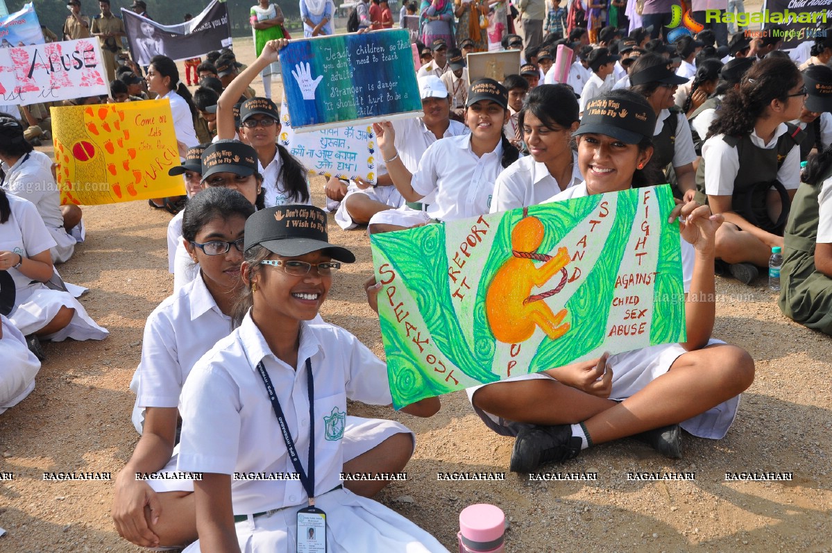 Children CID Telangana - Children Rally and Program Against Child Sex Abuse