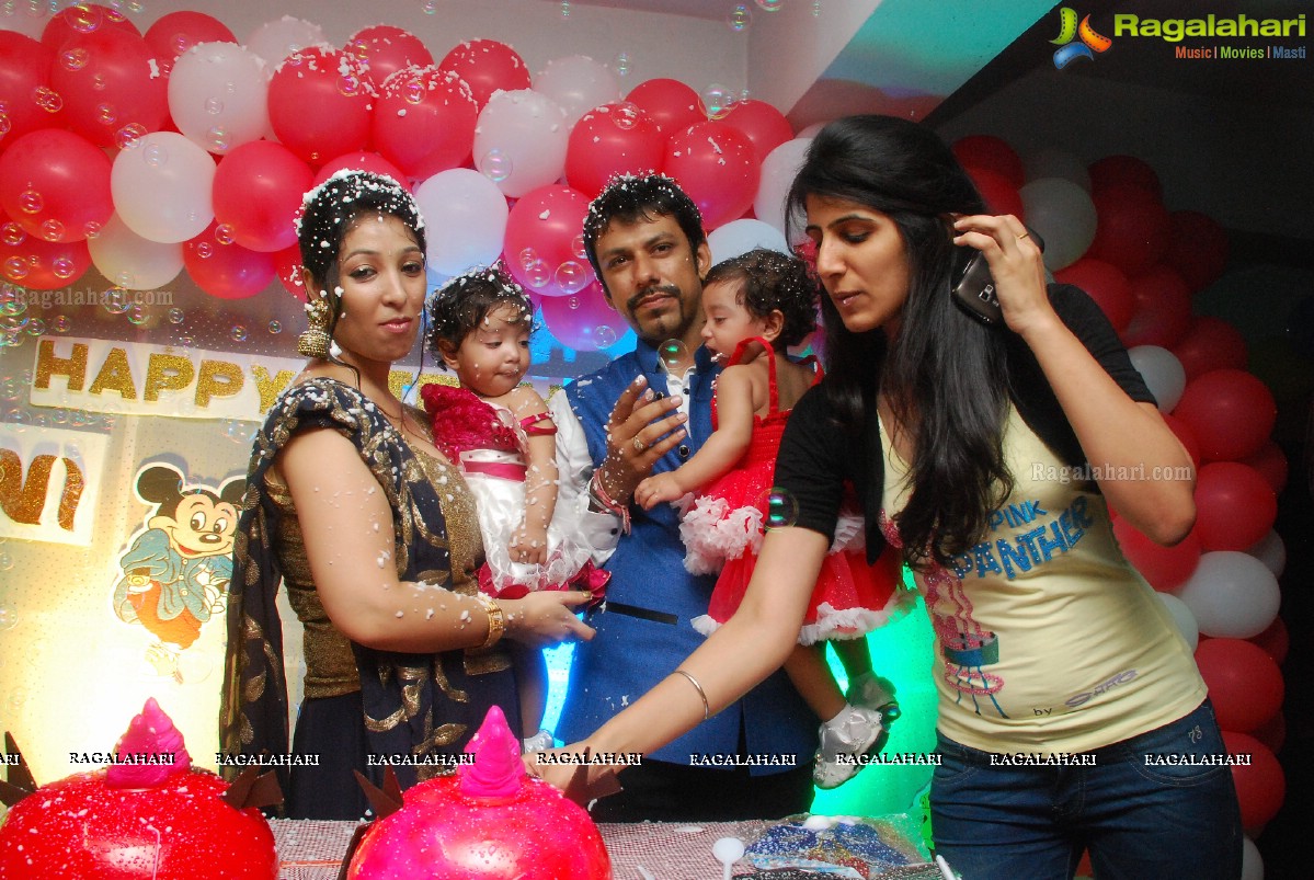 Sanvi and Sanchi Birthday Bash 2014