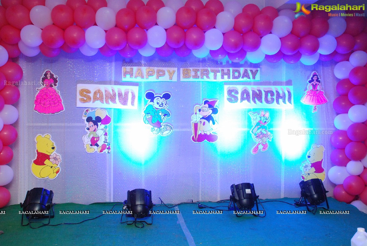 Sanvi and Sanchi Birthday Bash 2014