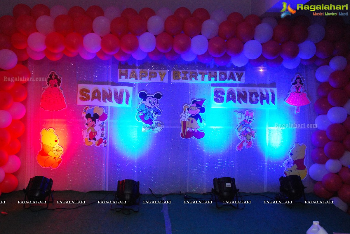 Sanvi and Sanchi Birthday Bash 2014