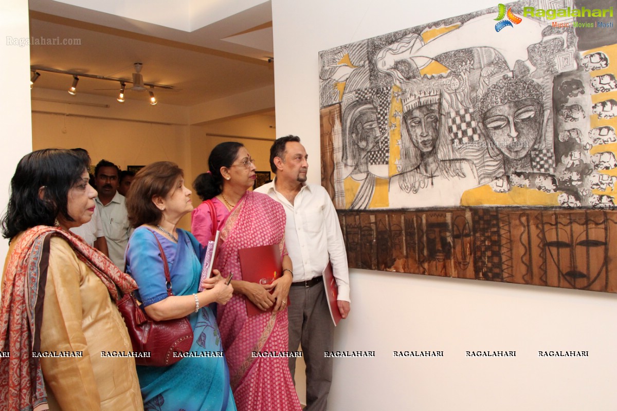 Chandana Khan Solo Art Exhibition at Gallery Space, Hyderabad