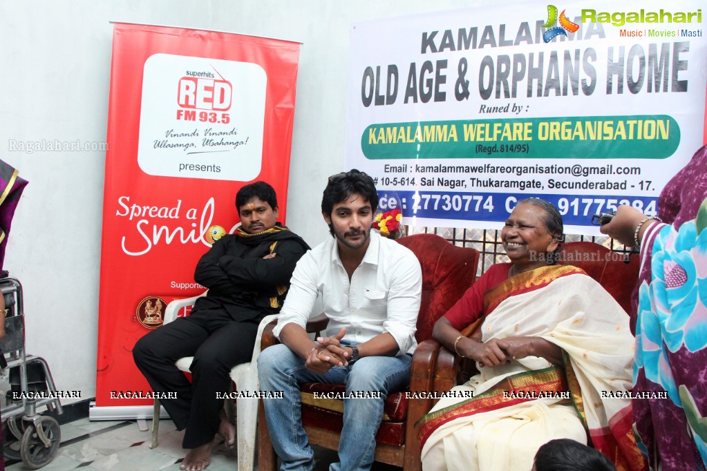 Hero Aadi at Spread A Smile 2014 - Event by Red FM Hyderabad