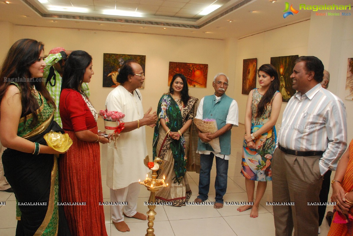 KrishnAnsh - A Solo Painting Exhibition at Chitramayee State Art Gallery, Hyderabad