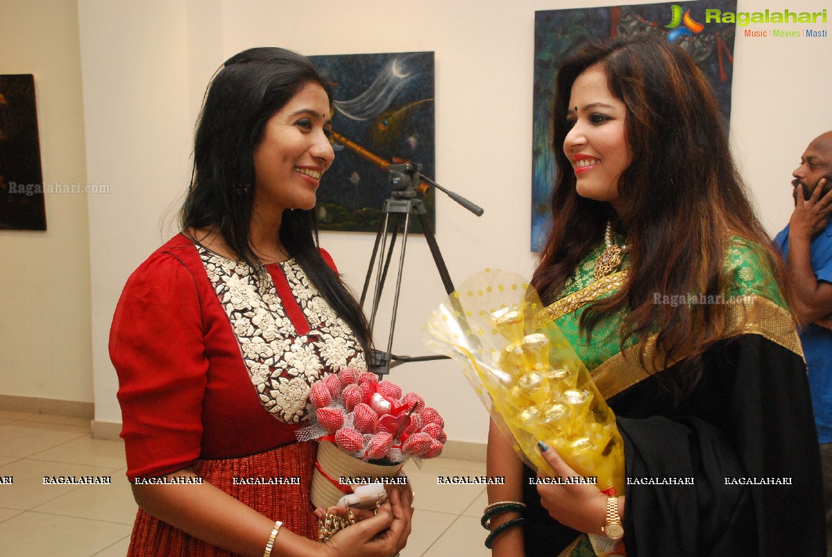 KrishnAnsh - A Solo Painting Exhibition at Chitramayee State Art Gallery, Hyderabad