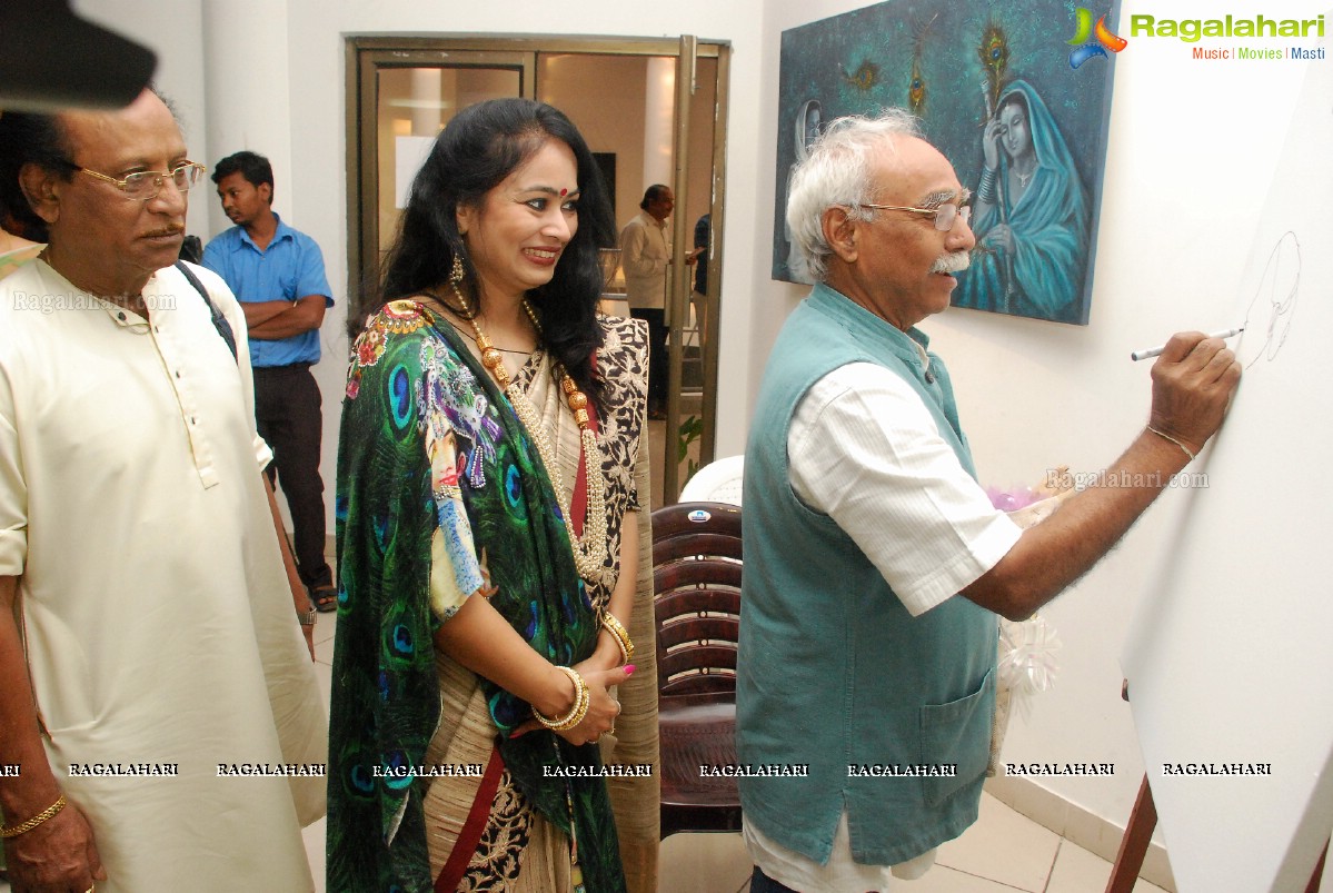 KrishnAnsh - A Solo Painting Exhibition at Chitramayee State Art Gallery, Hyderabad