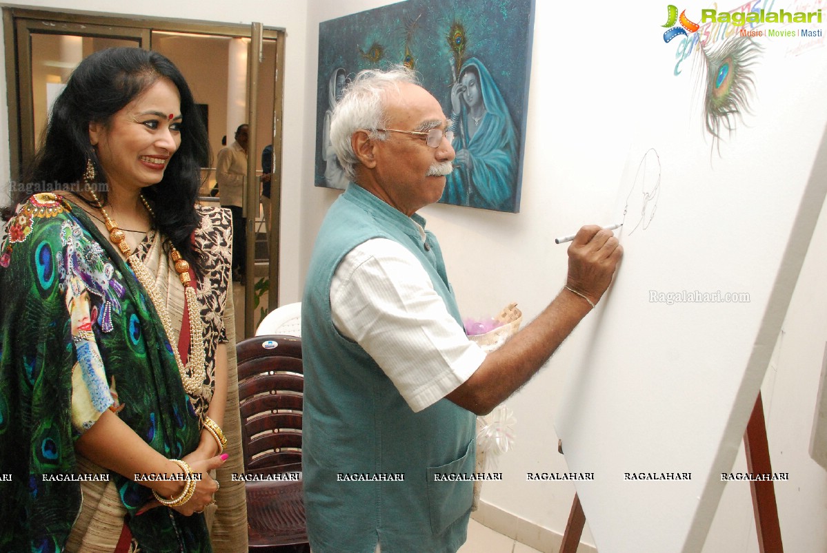 KrishnAnsh - A Solo Painting Exhibition at Chitramayee State Art Gallery, Hyderabad