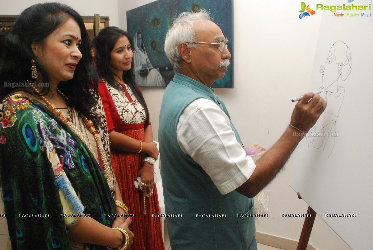 KrishnAnsh - A Solo Painting Exhibition at Chitramayee State Art Gallery, Hyderabad