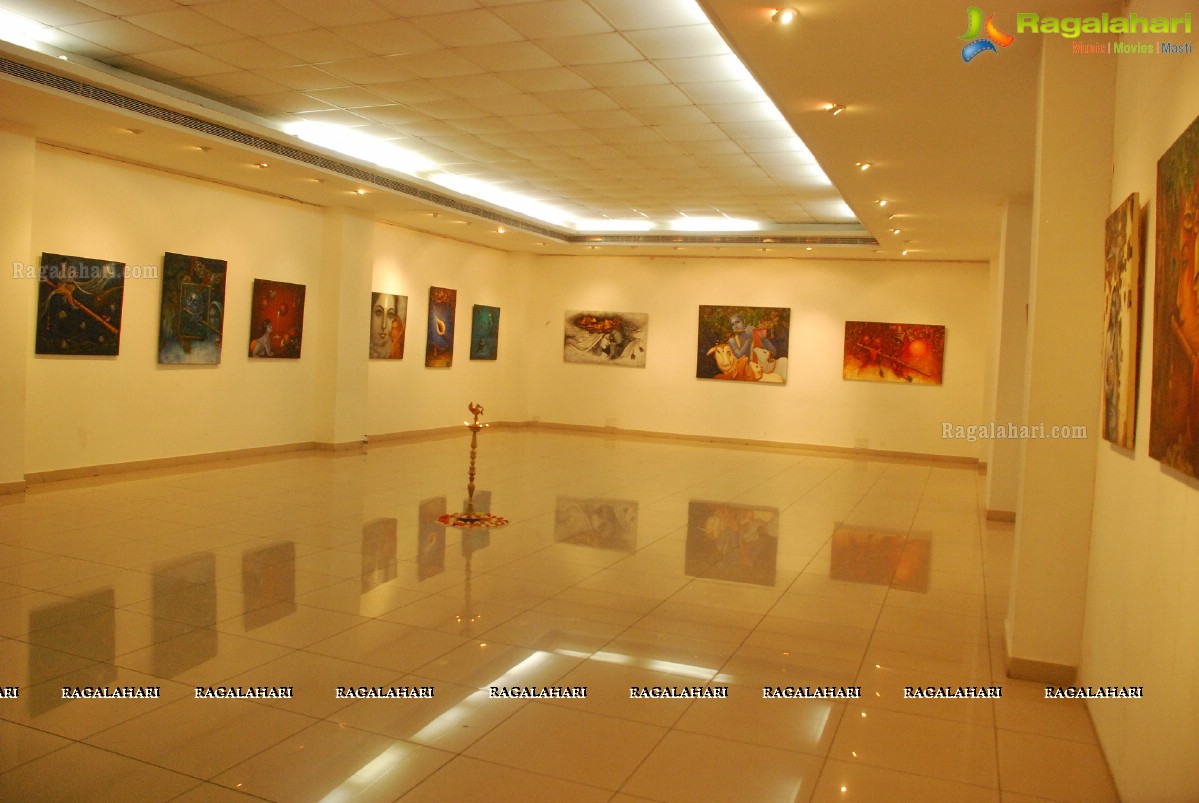 KrishnAnsh - A Solo Painting Exhibition at Chitramayee State Art Gallery, Hyderabad