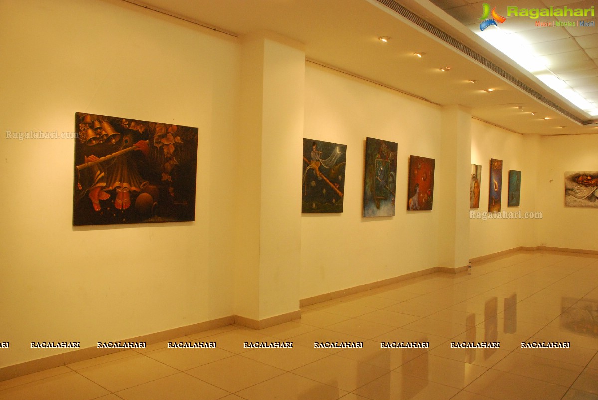 KrishnAnsh - A Solo Painting Exhibition at Chitramayee State Art Gallery, Hyderabad