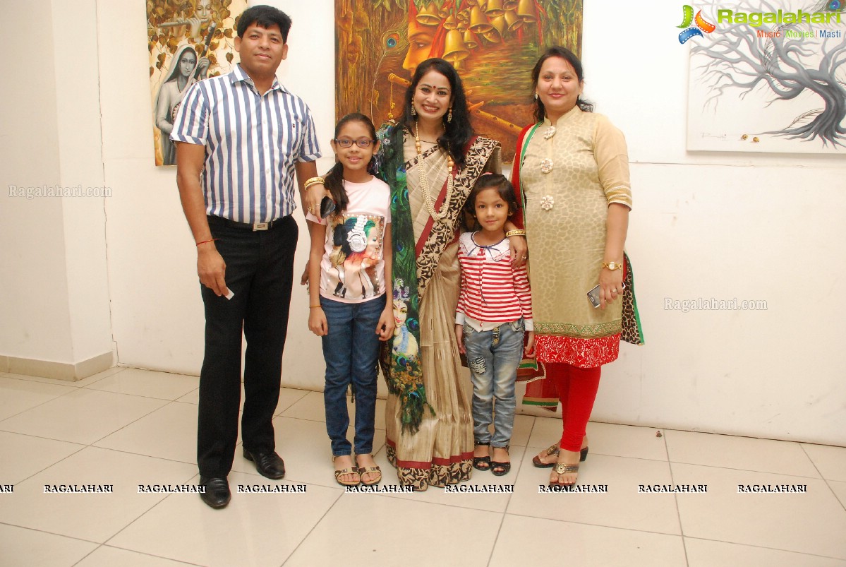 KrishnAnsh - A Solo Painting Exhibition at Chitramayee State Art Gallery, Hyderabad