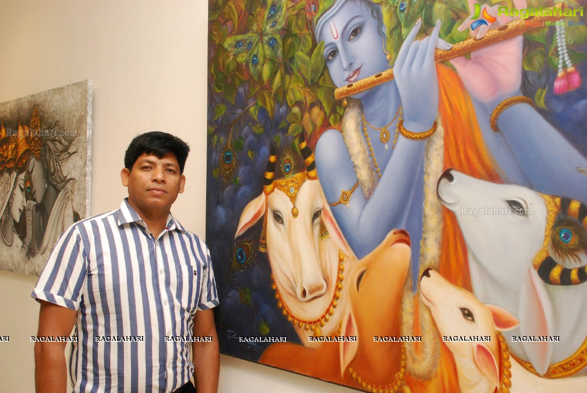 KrishnAnsh - A Solo Painting Exhibition at Chitramayee State Art Gallery, Hyderabad