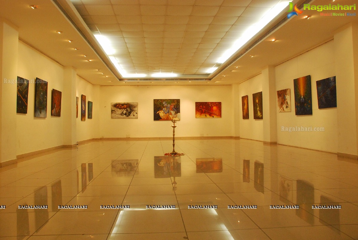 KrishnAnsh - A Solo Painting Exhibition at Chitramayee State Art Gallery, Hyderabad