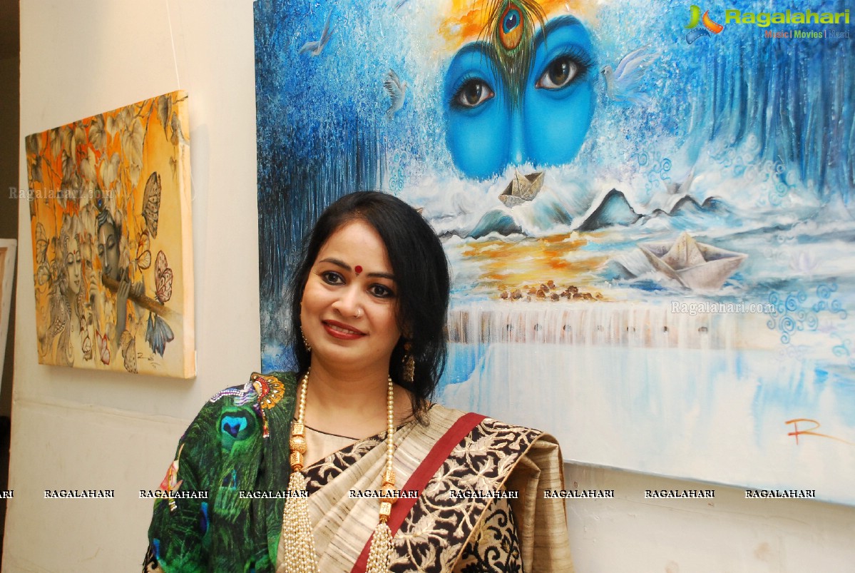 KrishnAnsh - A Solo Painting Exhibition at Chitramayee State Art Gallery, Hyderabad