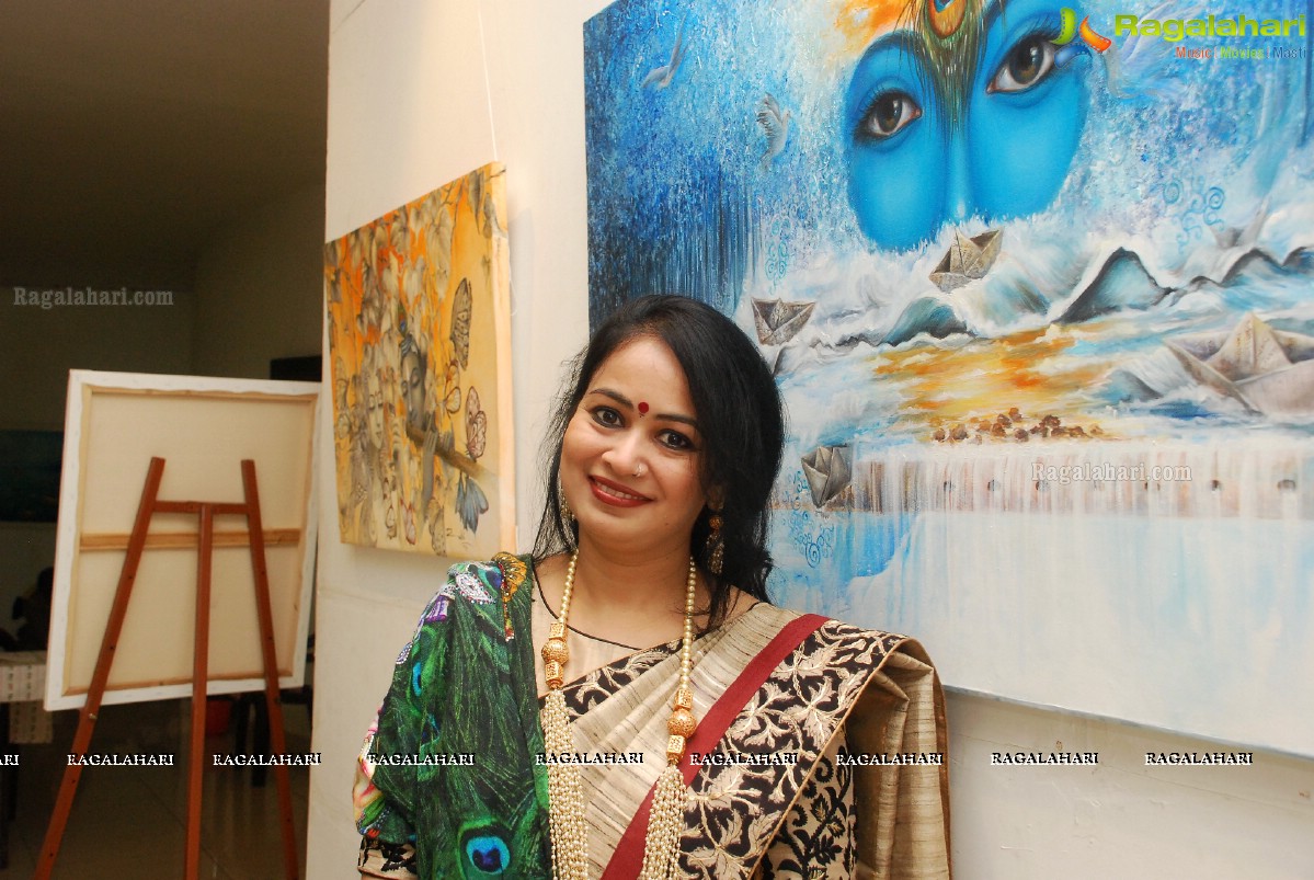 KrishnAnsh - A Solo Painting Exhibition at Chitramayee State Art Gallery, Hyderabad