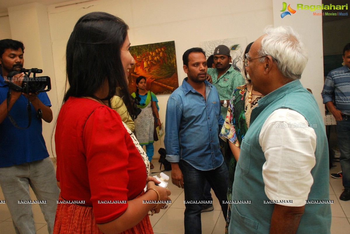 KrishnAnsh - A Solo Painting Exhibition at Chitramayee State Art Gallery, Hyderabad