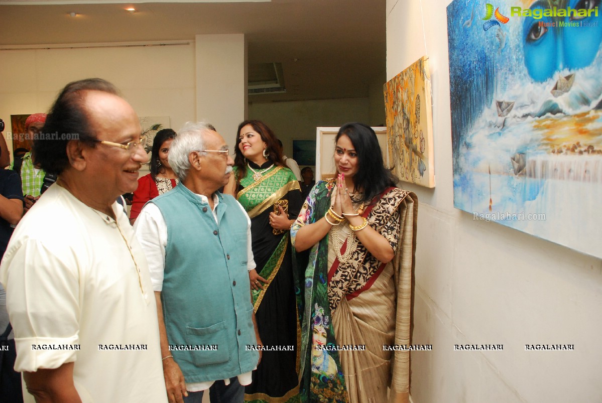 KrishnAnsh - A Solo Painting Exhibition at Chitramayee State Art Gallery, Hyderabad