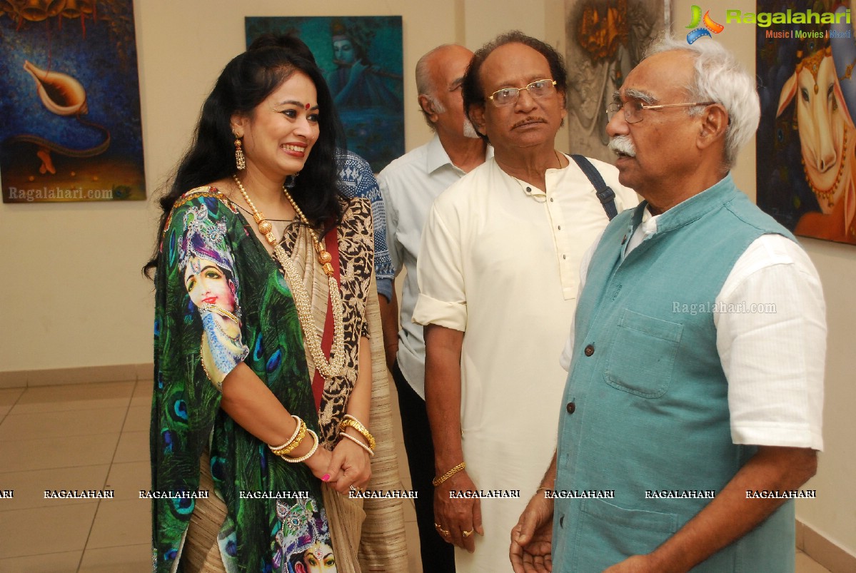 KrishnAnsh - A Solo Painting Exhibition at Chitramayee State Art Gallery, Hyderabad