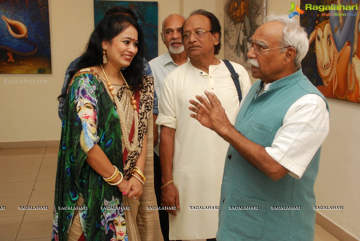 KrishnAnsh - A Solo Painting Exhibition at Chitramayee State Art Gallery, Hyderabad