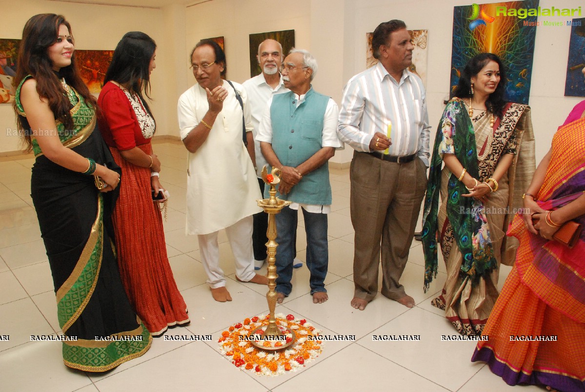 KrishnAnsh - A Solo Painting Exhibition at Chitramayee State Art Gallery, Hyderabad