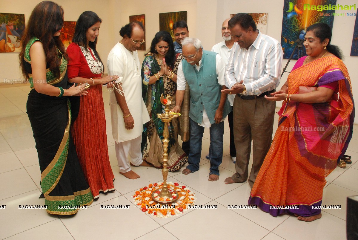 KrishnAnsh - A Solo Painting Exhibition at Chitramayee State Art Gallery, Hyderabad