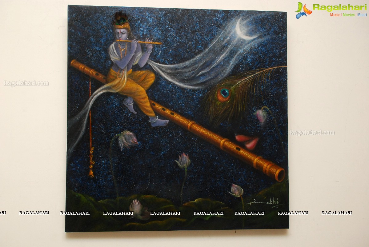 KrishnAnsh - A Solo Painting Exhibition at Chitramayee State Art Gallery, Hyderabad