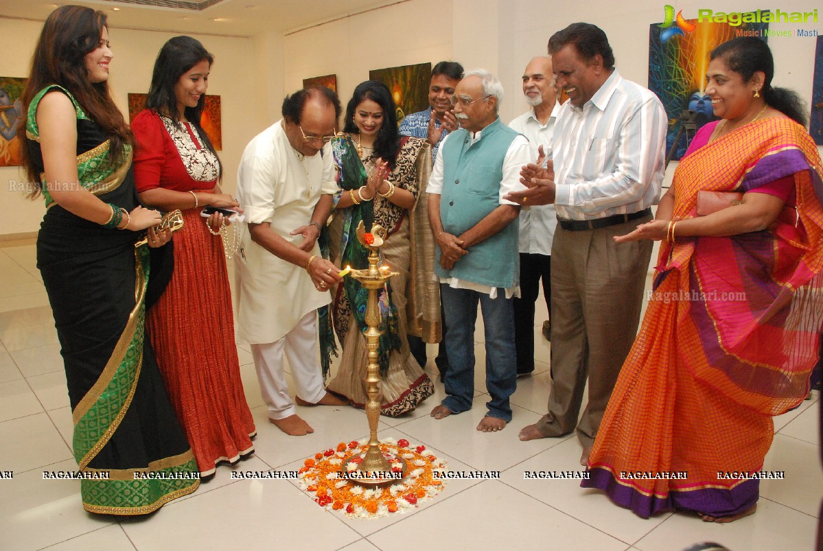 KrishnAnsh - A Solo Painting Exhibition at Chitramayee State Art Gallery, Hyderabad