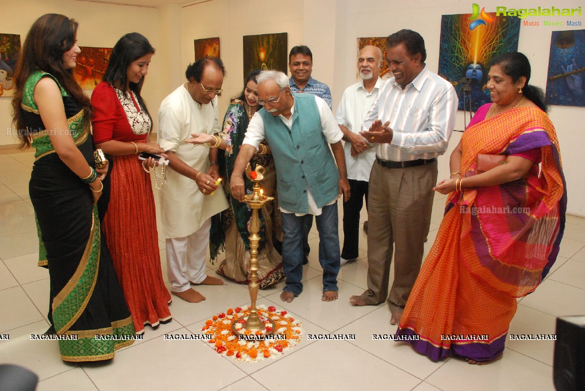 KrishnAnsh - A Solo Painting Exhibition at Chitramayee State Art Gallery, Hyderabad