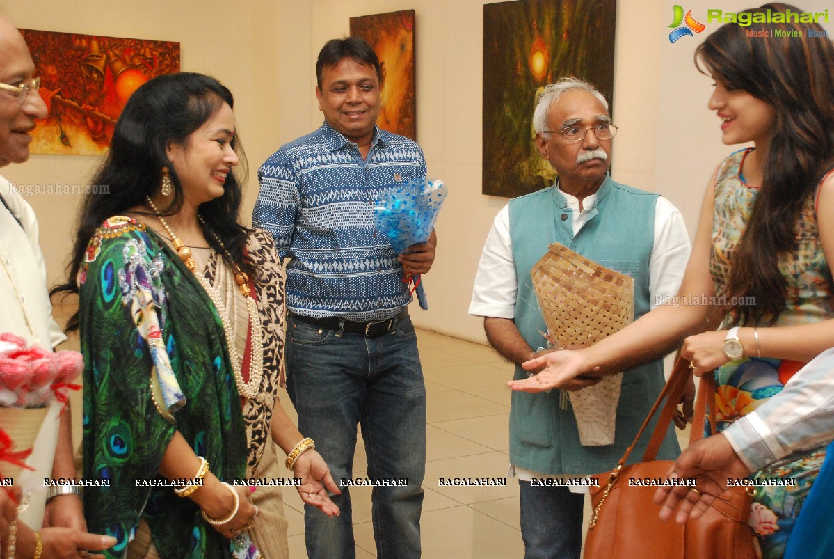 KrishnAnsh - A Solo Painting Exhibition at Chitramayee State Art Gallery, Hyderabad