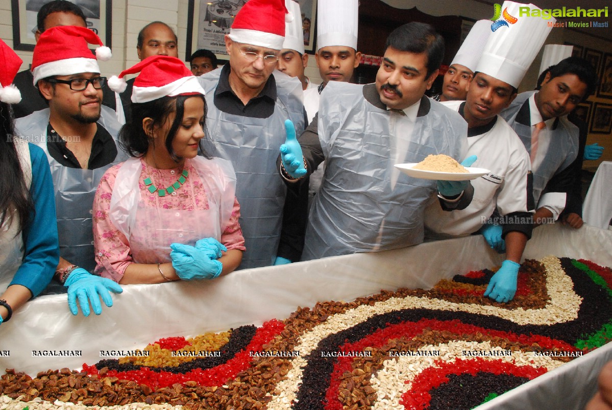 Christmas Cake Mixing Ceremony 2014 at Taj Banjara, Hyderabad