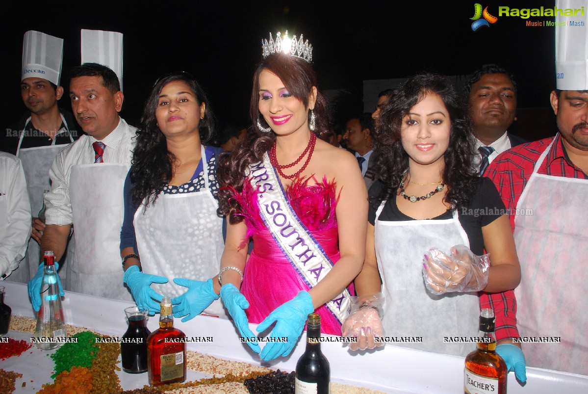 Christmas Cake Mixing Ceremony 2014 at Taj Deccan, Hyderabad