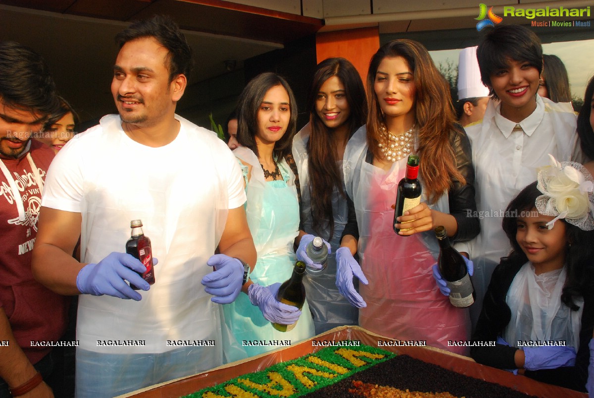 Christmas Cake Mixing Ceremony 2014 at Taj Vivanta, Hyderabad