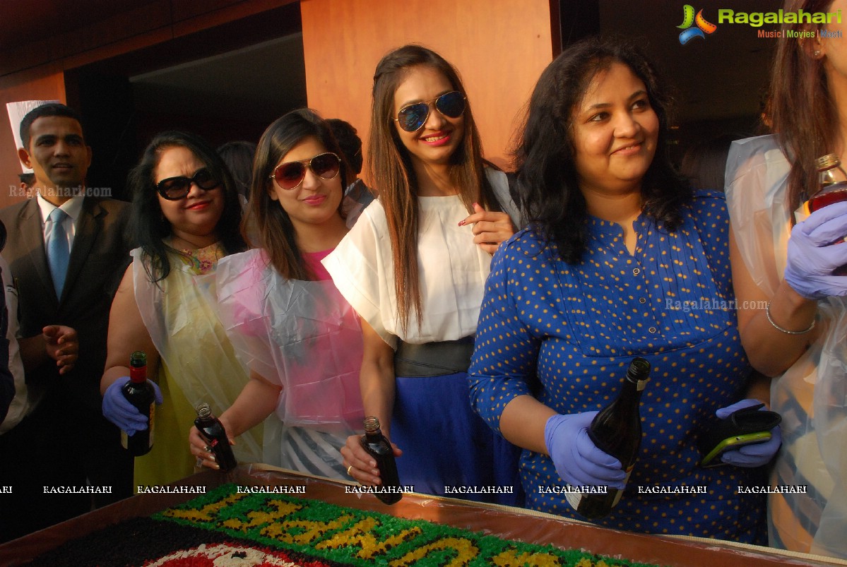 Christmas Cake Mixing Ceremony 2014 at Taj Vivanta, Hyderabad