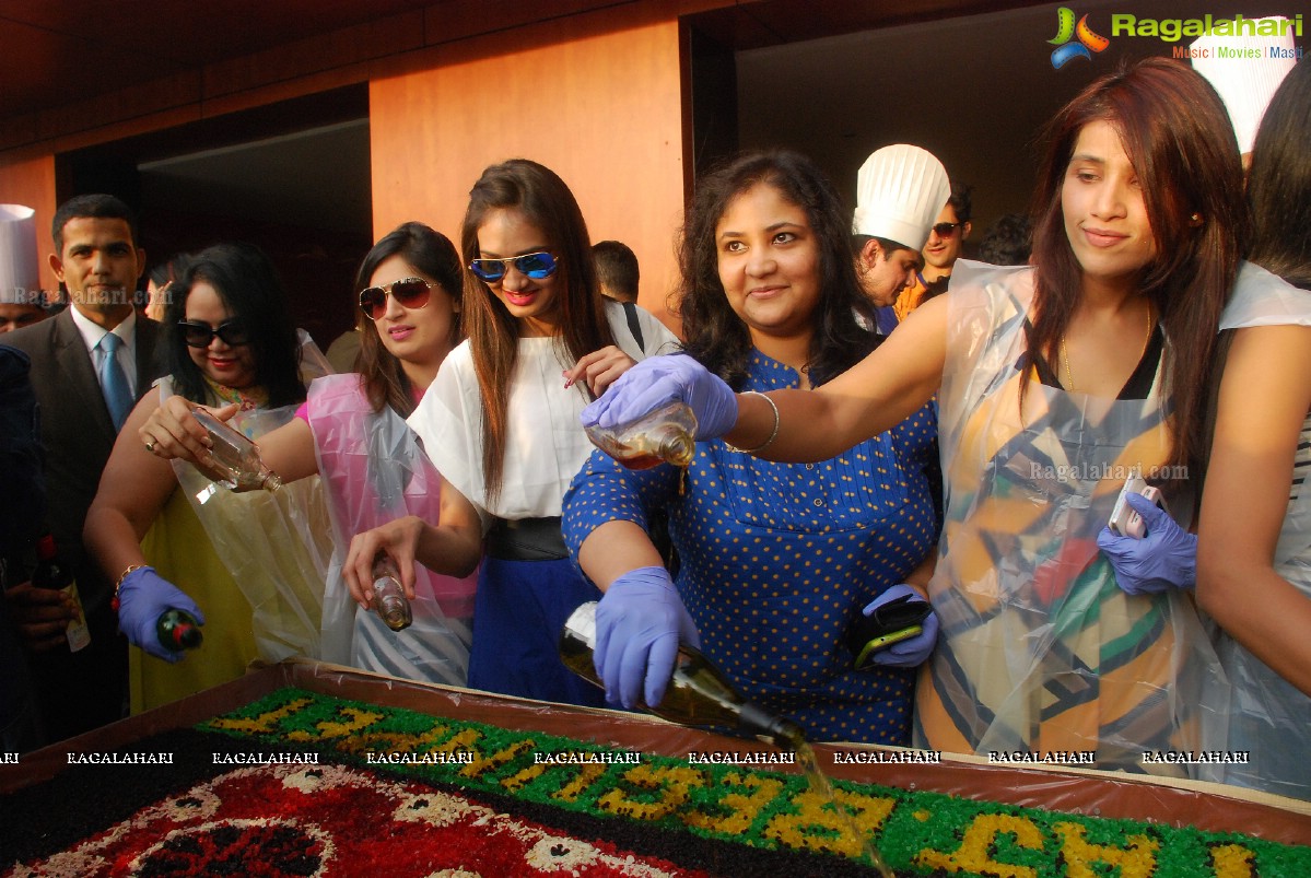 Christmas Cake Mixing Ceremony 2014 at Taj Vivanta, Hyderabad