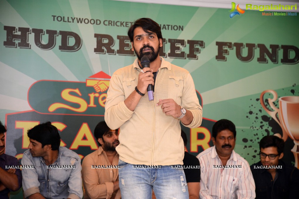 Tollywood Cricket Association Hudhud Relief Fund Press Meet