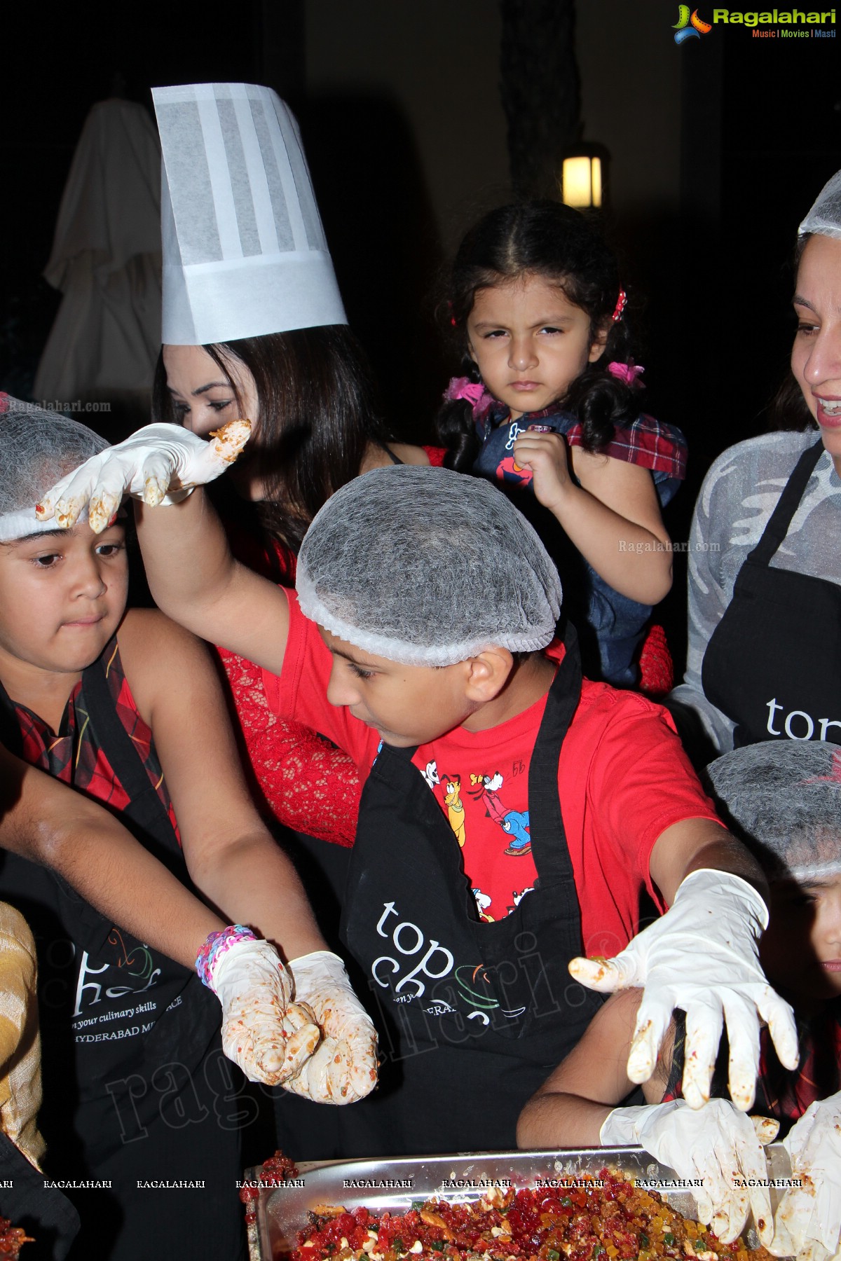 Gautam-Sitara at The Westin Christmas Cake Mixing Ceremony 2014