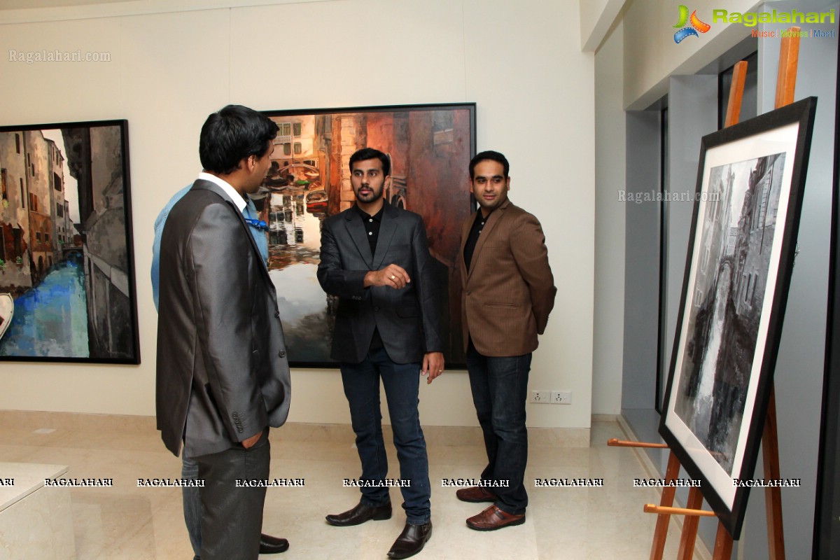 Venice in Hyderabad by Surya Prakash at Kalakriti Art Gallery