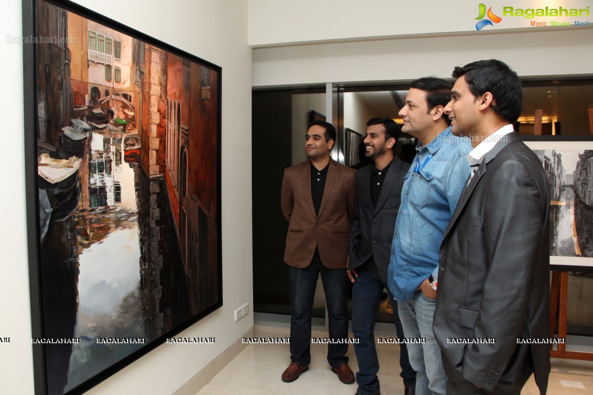 Venice in Hyderabad by Surya Prakash at Kalakriti Art Gallery