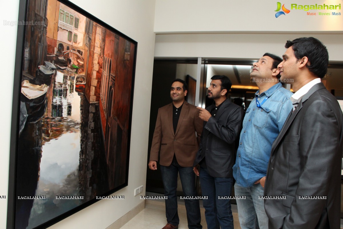 Venice in Hyderabad by Surya Prakash at Kalakriti Art Gallery