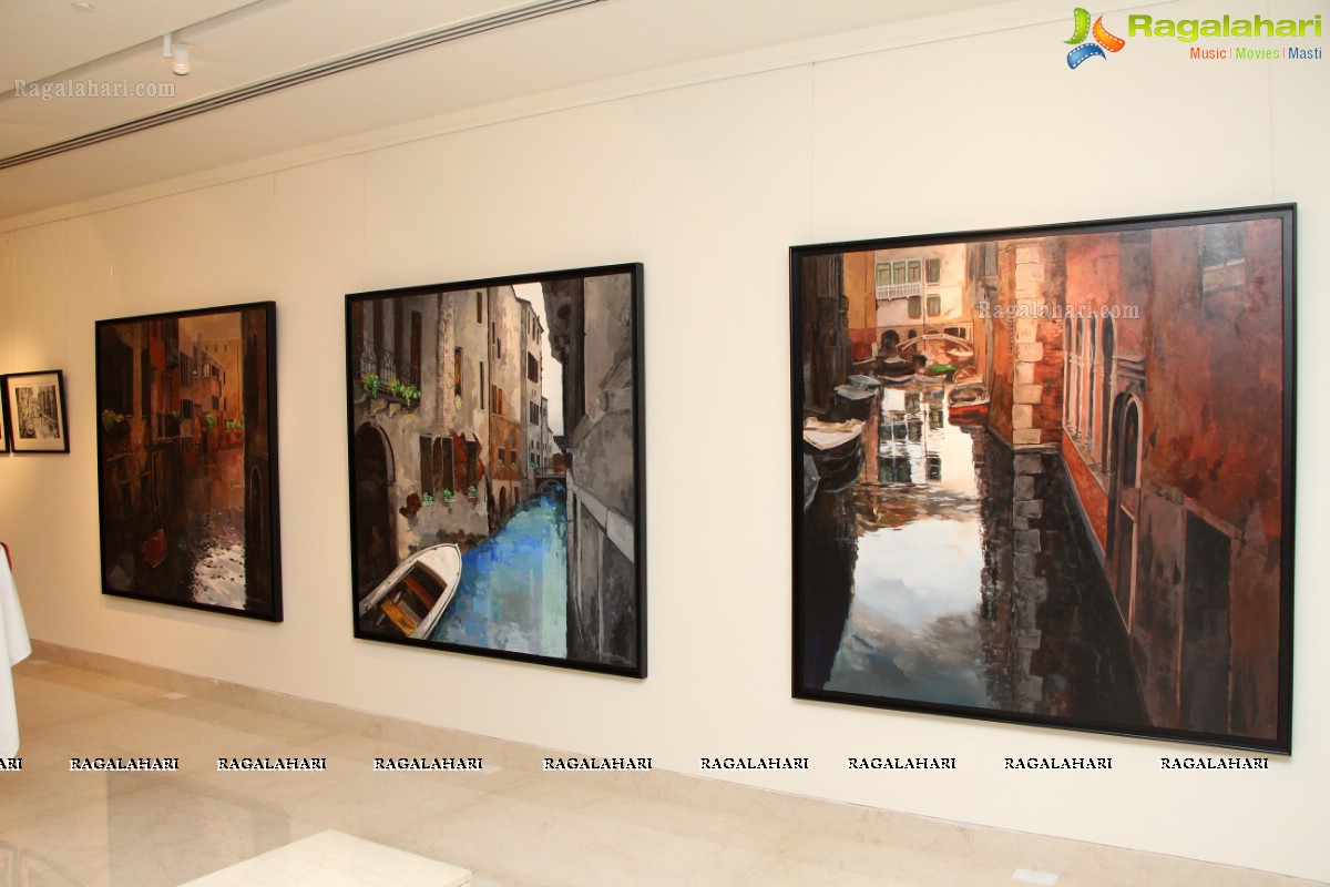 Venice in Hyderabad by Surya Prakash at Kalakriti Art Gallery