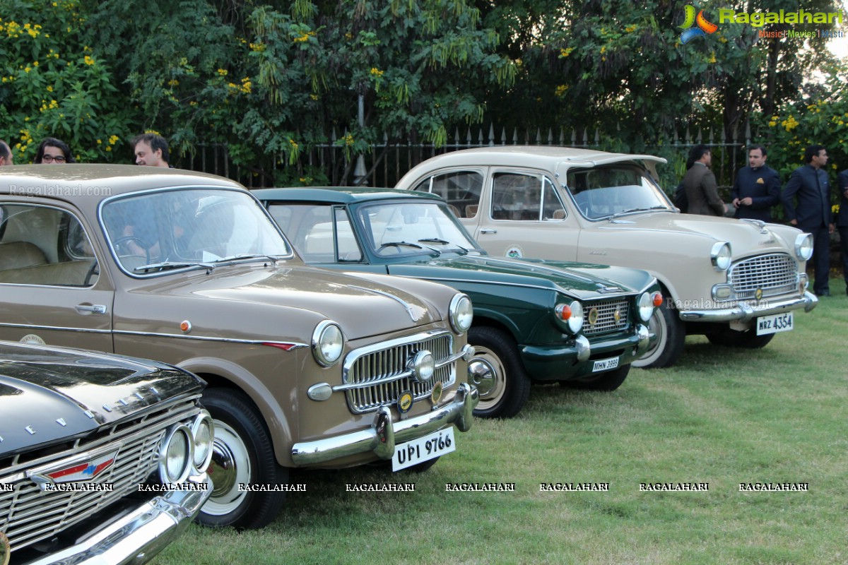 Vintage Cars Show at Taj Falaknuma Palace, Hyderabad (Nov. 2014)