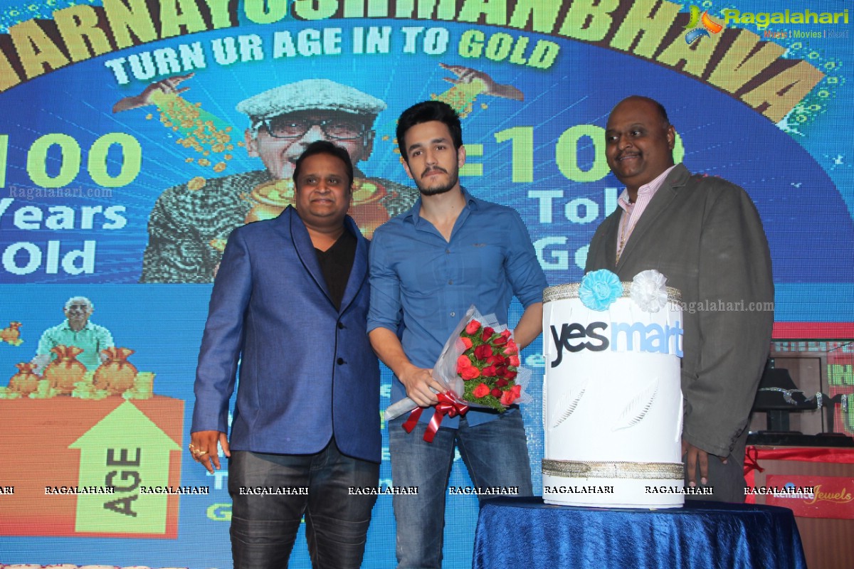 Akkineni Akhil announces Yes Mart Dasara Diwali Bumper Draw Winner