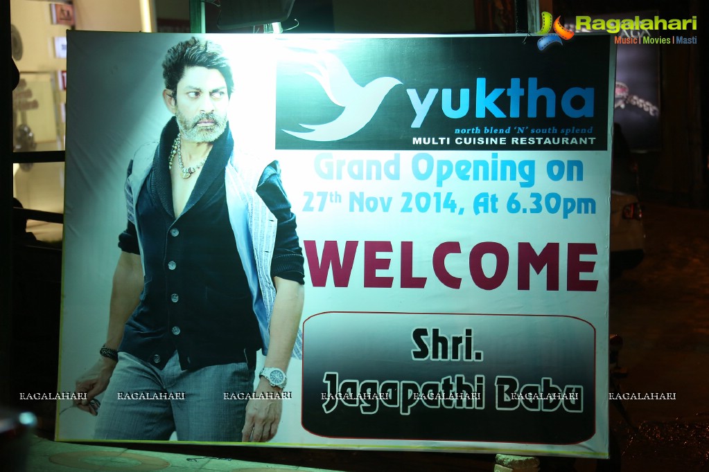 Jagapathi Babu launches Yuktha Multi-Cuisine Restaurant, Hyderabad