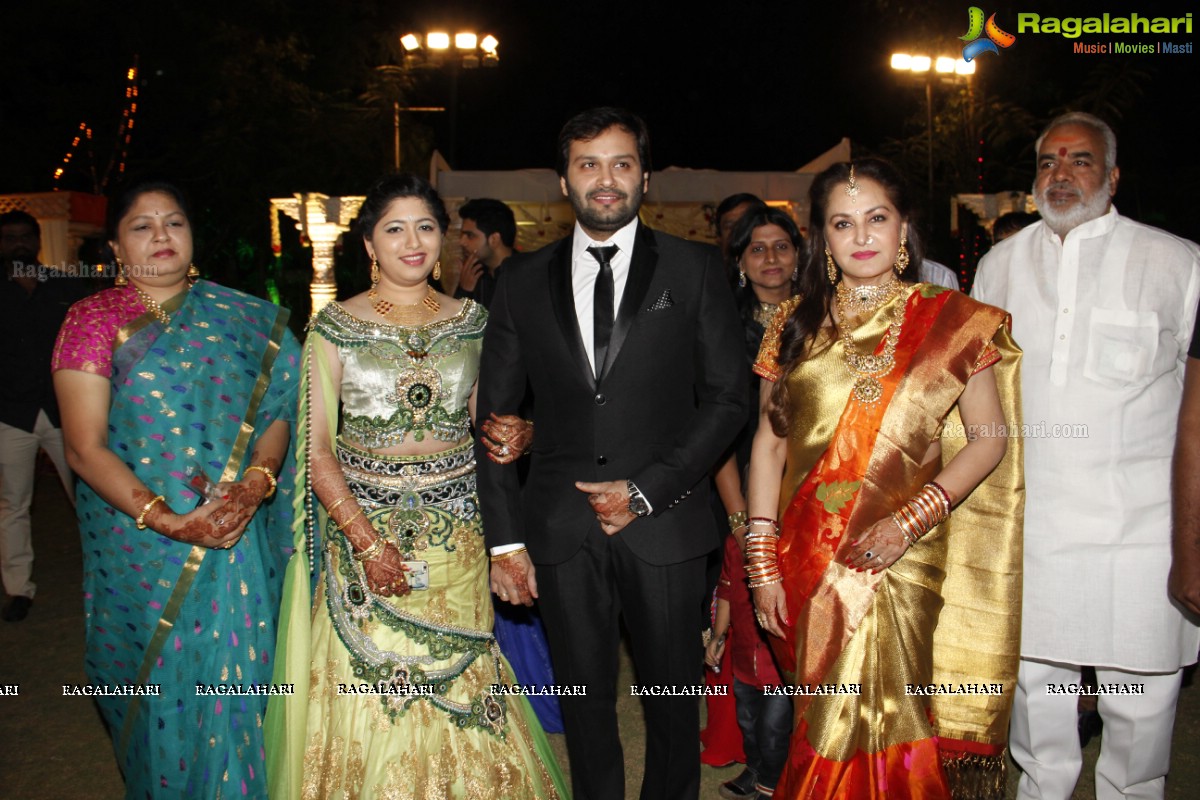 Grand Wedding Reception of Siddharth (Jaya Prada's Son)