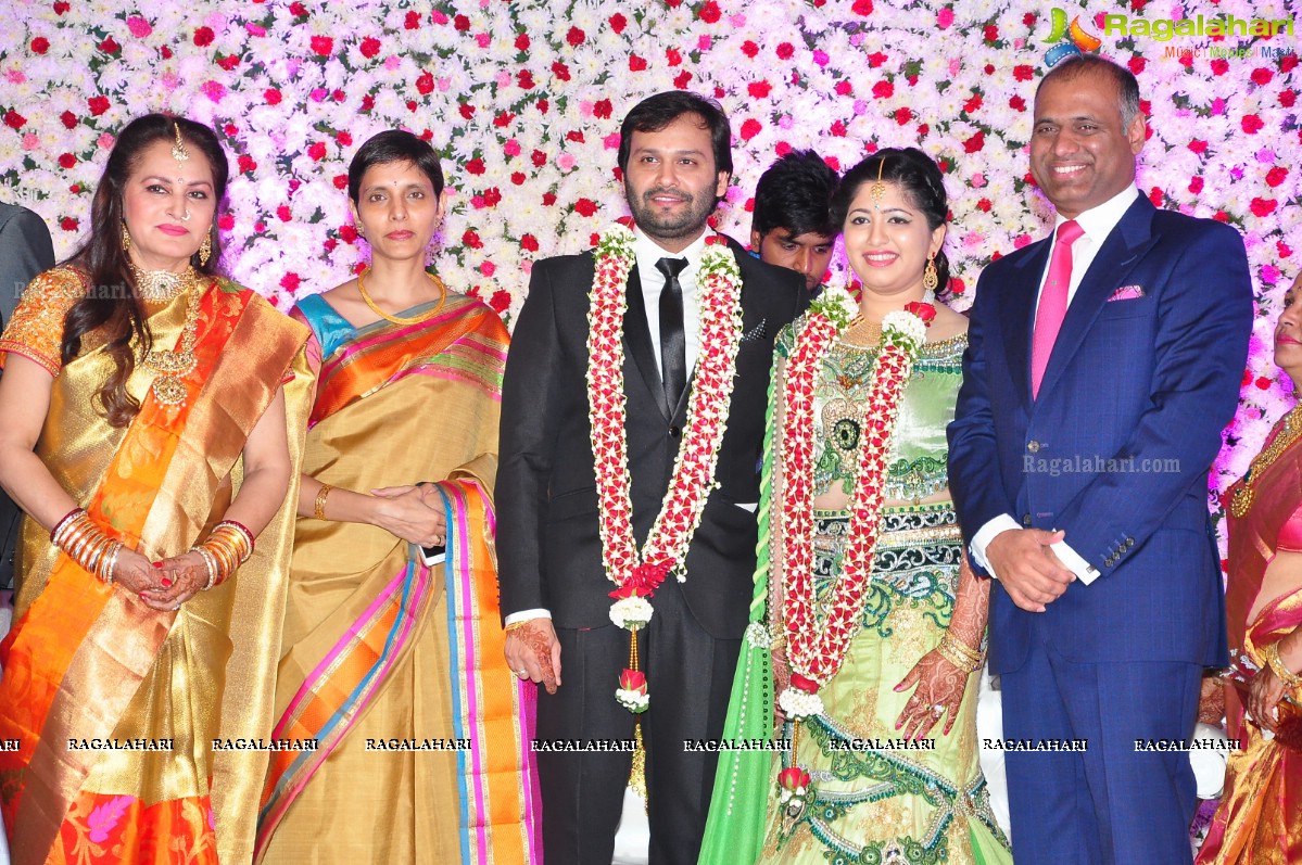 Grand Wedding Reception of Siddharth (Jaya Prada's Son)