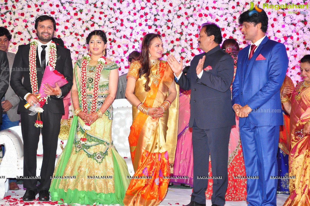 Grand Wedding Reception of Siddharth (Jaya Prada's Son)