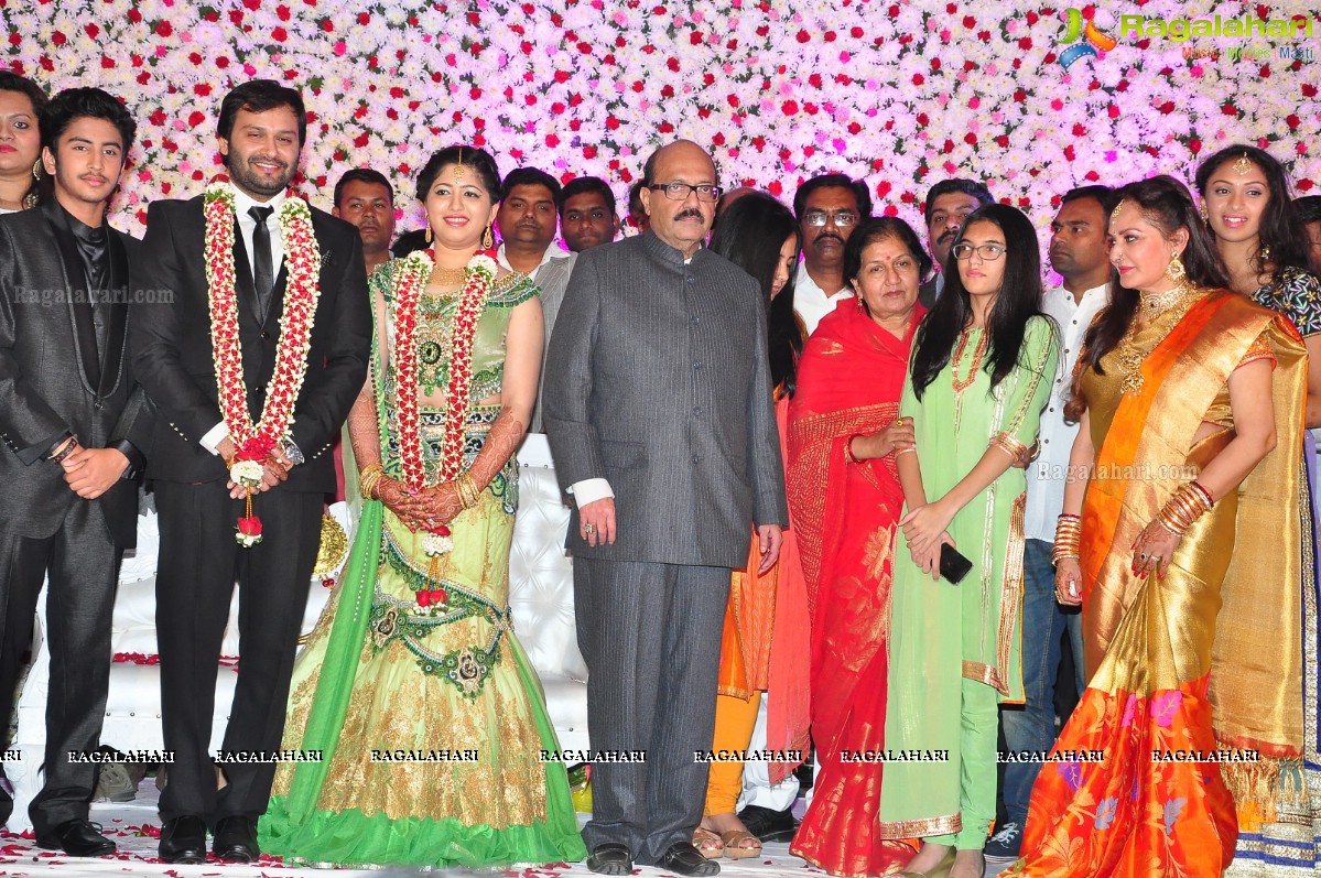 Grand Wedding Reception of Siddharth (Jaya Prada's Son)