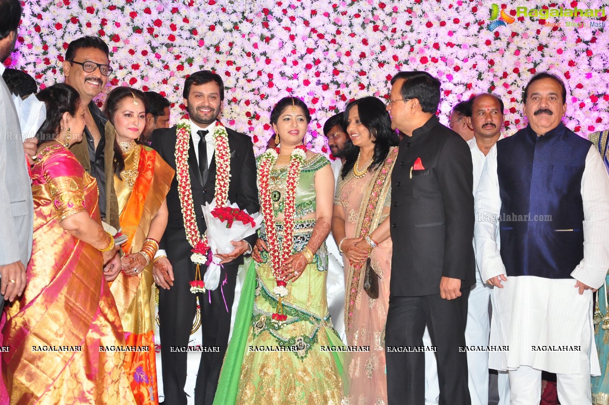 Grand Wedding Reception of Siddharth (Jaya Prada's Son)