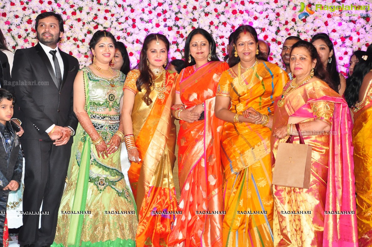 Grand Wedding Reception of Siddharth (Jaya Prada's Son)