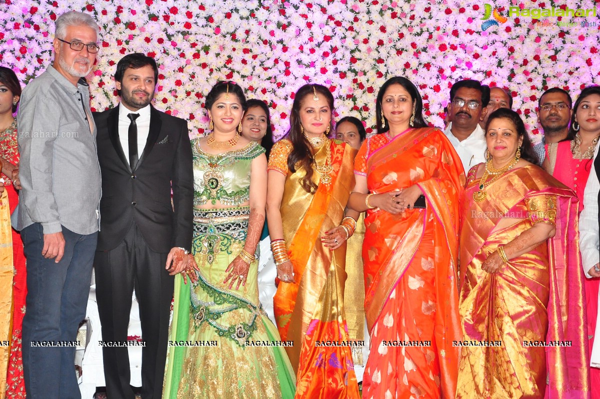 Grand Wedding Reception of Siddharth (Jaya Prada's Son)