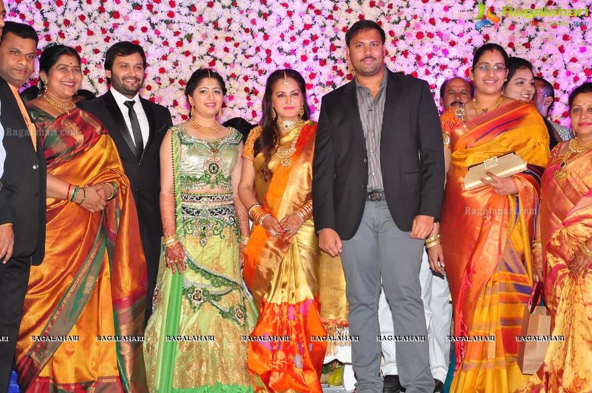 Grand Wedding Reception of Siddharth (Jaya Prada's Son)